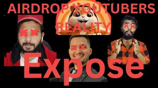 crypto youtubers expose 🤑 reality of airdropscryptokingkeyur aizazengineer hamsterkombat [upl. by Burgwell]