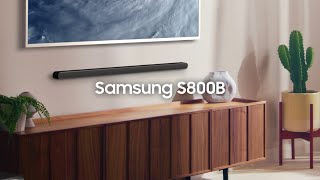 Soundbar Serie S Ultra Slim S800B Lasciati avvolgere da un suono straordinario  Samsung [upl. by Oletta]