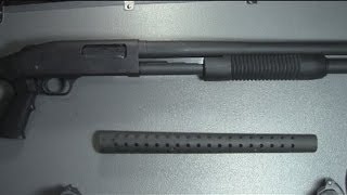 How to install the Mossberg 590 heat shield [upl. by Lawtun8]