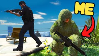 Robbing Banks In Ghillie Suit  GTA 5 RP [upl. by Nowed]