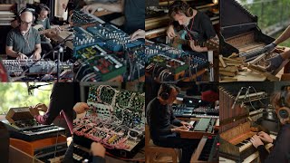 Jen String Machine Pianet T Moog Grandmother Celesta Rhodes Prophet amp Eurorack Modular Synths [upl. by Carla838]