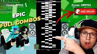 Most EPIC FULL COMBOS in FUNKY FRIDAY  400 DONATION  Roblox FNFHard [upl. by Rillis]