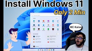 Install Windows 11 In Only In Few minutes pc windows11 [upl. by Leesa]