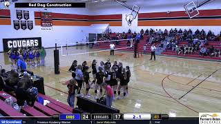 Region 4B ViborgHurley Cougars v AlcesterHudson Cubs VB [upl. by Tomlinson932]