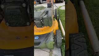 Trimmer amp Edger Push Lawn Mower Attachment [upl. by Dlanigger341]