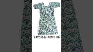 5 year baby slitted kurti fashion babyclothes shorts shortfeed trendingkurti babydress​ short [upl. by Yelekalb]