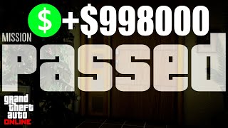 Top 3 Missions to make Money in GTA 5 Online Easy Money [upl. by Siuqcram]