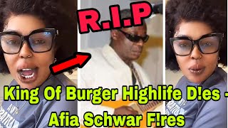 BREAKING T£ARS FLOW AS KING OF BURGER HIGHLIFE GEORGE DES AS AFIA SCHWARZENEGGER FRES🔥 [upl. by Arabeila]