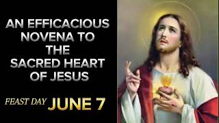 JUNE 7 NOVENA TO THE MOST SACRED HEART OF JESUS 9 Days Prayer Novena SacredHeartOfJesus [upl. by Karrah]