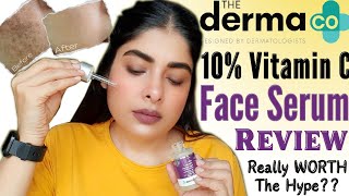 Derma Co 10 Vitamin C Face Serum Review  Derma Co Oil Free Moisturizer  Antima Dubey Samaa [upl. by Valerle]