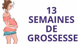 13 SEMAINES DE GROSSESSE ou treizième semaine de grossesse [upl. by Artemahs919]