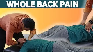 How we Fix Whole back pain [upl. by Iliam480]