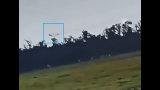 Russian Su25 Shot Down Near Robotyne [upl. by Nylrats]