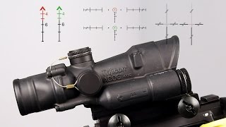 Trijicon TA02 4x32 ACOG New Reticles  OpticsPlanetcom Product in Focus [upl. by Harvard]