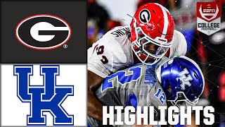 Georgia Bulldogs vs Kentucky Wildcats  Full Game Highlights  ESPN College Football [upl. by Rhiamon552]