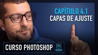 🔵 CAPAS DE AJUSTE  Curso PHOTOSHOP ONLINE GRATIS 2019  Capítulo 41 [upl. by Aivatra881]