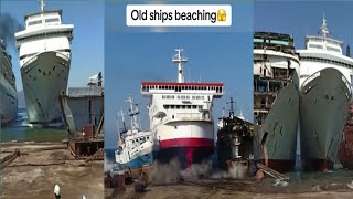 Old ship beachingshortsyoutube mechanical all work [upl. by Vernice]