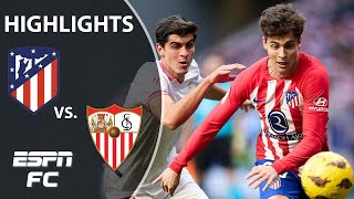 Atletico Madrid vs Sevilla  LALIGA Highlights  ESPN FC [upl. by Vitale235]