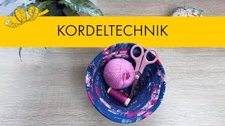 DIY Aufbewahrungskorb  Anleitung Kordeltechnik [upl. by Vey]