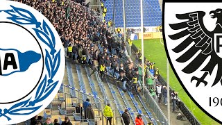 ELFMETERSCHIEßEN amp KRAWALL IM DERBY UMS FINALE  Stimmungsvlog bei Bielefeld⚫⚪🔵 vs ⚫⚪🟢Münster [upl. by Etireugram]