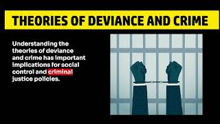 The Theories of Deviance and Crime [upl. by Nnoj]