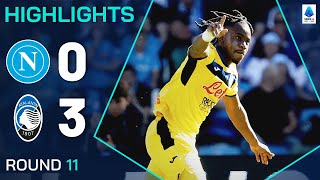 NAPOLIATALANTA 03  HIGHLIGHTS  Lookman and Retegui dismantle league leaders  Serie A 202425 [upl. by Eiliab]