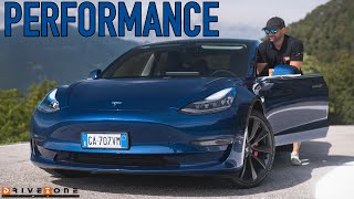 500cv senza SUPERBOLLO  Tesla Model 3 PERFORMANCE [upl. by Garrott]