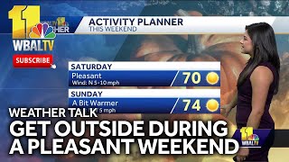 Weather Talk Get outside this weekend [upl. by Ahilam400]