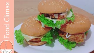 Kfc zinger burger  kfc zinger combo  kfc zinger boxkfc zinger burger sauce  video by Food Climax [upl. by Ario]