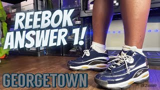 Reebok Answer DMX 1 Georgetown Review OG pack Completed [upl. by Selym]