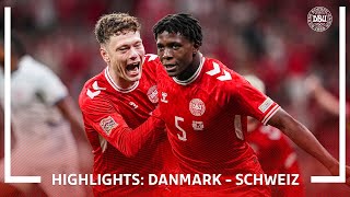 Nations League Highlights 𝕀 Danmark  Schweiz 20 [upl. by Elwin]