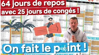 Comment avoir 64 jours de repos en 2023  FPT UNSA [upl. by Lennaj]