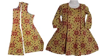 Latest Kaliyon Wali Kurti  Frock Cutting And Stitching [upl. by Frederic]