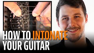 How to Intonate a Guitar [upl. by Ateekahs]