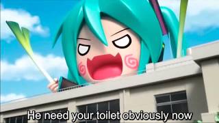 Misheard Vocaloid Lyrics  Kocchi Muite Baby  Hatsune Miku fake English subtitles [upl. by Leirbag]