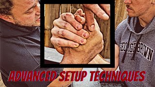 ADVANCED SETUP TECHNIQUES for ARM WRESTLING [upl. by Litnahs487]