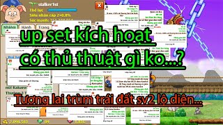 Ngọc rồng online  36 ngày up set kích hoạt sẽ thế nào Trùm trái đất trong tương lai NRO [upl. by Auqinot792]