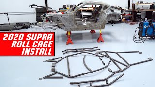 2020 Drift Supra CAD Designed Roll Cage Install and Fabrication [upl. by Annairda440]