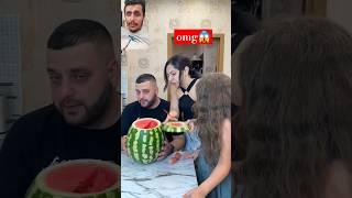 prank funny challenge comedy watermelon anilinom مقالب قرية ✌️😱 [upl. by Yenatirb673]