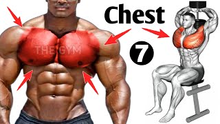 7 Huge chest exercises  fastest [upl. by Etnaed889]