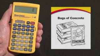 How to Estimate Volume and Bags of Concrete Needed  Material Estimator [upl. by Aharon]