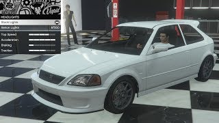 GTA 5  DLC Vehicle Customization  Dinka Blista Kanjo Civic Type R and Review [upl. by Laurens]