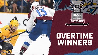 Colorado Avalanche guide Santas sleigh in comeback victory over Predators  DNVR Avalanche Postgame [upl. by Ecyaj]