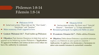 Filemón 1814 parte 1  Philemon 1814 part 1 [upl. by Llertnahs]