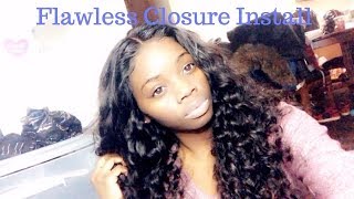 LACE CLOSURE QUICKWEAVE  Loose Deep Wave [upl. by Berthoud]