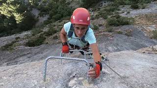 Vía Ferrata Pared de Iserías Pipistrellus CMP [upl. by Iralam]