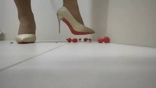 Heel Crush tomato Asmrcrush [upl. by Arihsay824]