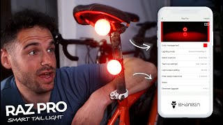 A Very SMART Bike Tail Light Raz Pro Review  The Best Rear Light for Cycling [upl. by Amlez98]