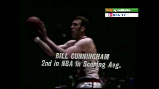 Billy Cunningham 1970 AllStar Game 19 points 4 rebounds 2 steals 713 FG 55 FT 28 minutes [upl. by Mchugh]