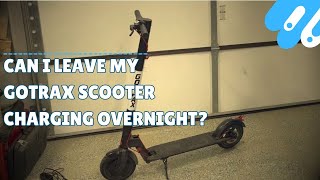 Can I leave my gotrax scooter charging overnight [upl. by Malilliw]